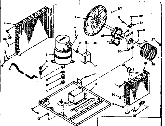 Kenmore 10666720 unit parts diagram