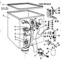 Kenmore 58765020 tub details diagram