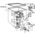 Kenmore 58765840 tub details diagram