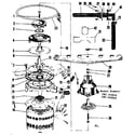Kenmore 58765840 motor, heater and impeller details diagram