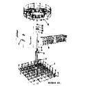 Kenmore 58765840 rack assemblies diagram