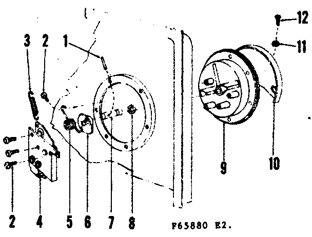 Kenmore 58765880 detergent cup details diagram