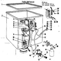 Kenmore 58765910 tub details diagram