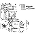 Kenmore 1037466606 body section diagram