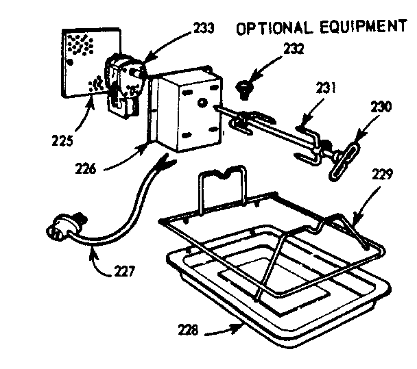 Kenmore 1037466631 optional equipment diagram