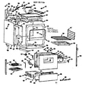 Kenmore 1037486641 body section diagram