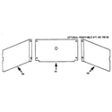 Kenmore 1037506641 optional removable kit, no.700130 diagram