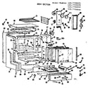 Kenmore 1037726646 body section diagram