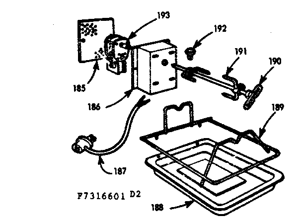Kenmore 1037316601 optional equipment diagram