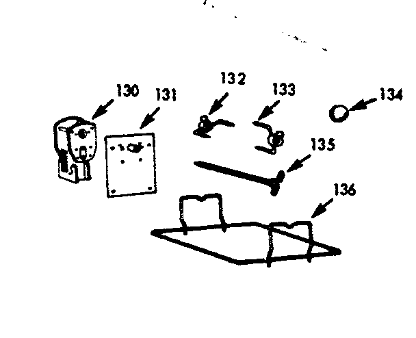 Kenmore 1039366740 optional rotisserie kit no.9106700 diagram