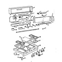 Kenmore 1037366606 backguard and maintop section diagram