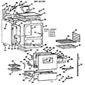 Kenmore 1037366606 body section diagram