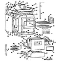 Kenmore 1037426646 body section diagram