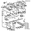 Kenmore 1037446656 burner section diagram