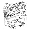 Kenmore 1037686601 burner section diagram