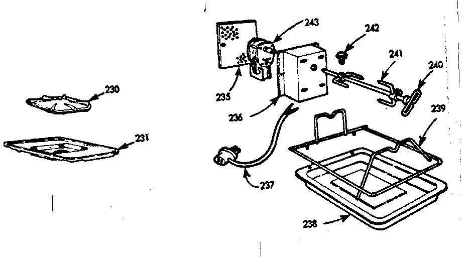 Kenmore 1037686601 optional equipment diagram