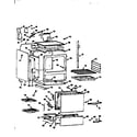 Kenmore 1037766601 body section diagram