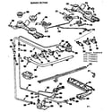 Kenmore 1037766601 burner section diagram
