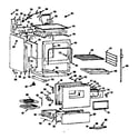 Kenmore 1037786606 body section diagram