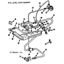 Kenmore 1037786606 eye level oven burner diagram