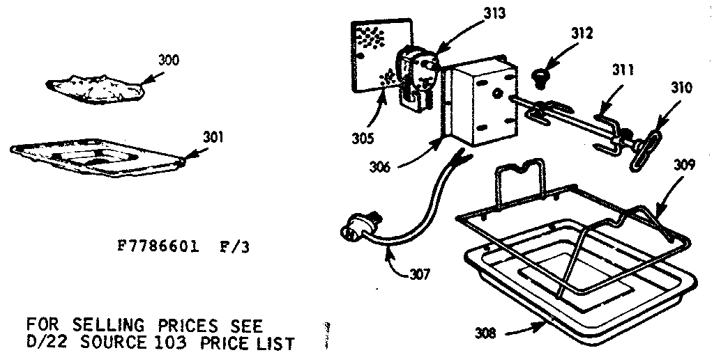 Kenmore 1037786641 optional equipment diagram