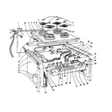 Kenmore 1554546601 top section and outer body parts diagram