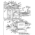 Kenmore 1037796645 body section diagram