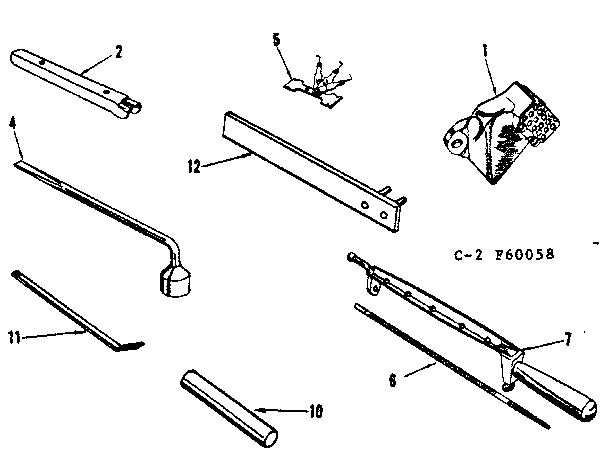 Craftsman 91760058 optional equipment diagram