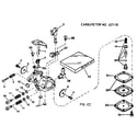 Craftsman 91760058 carburetor no. 631118 diagram