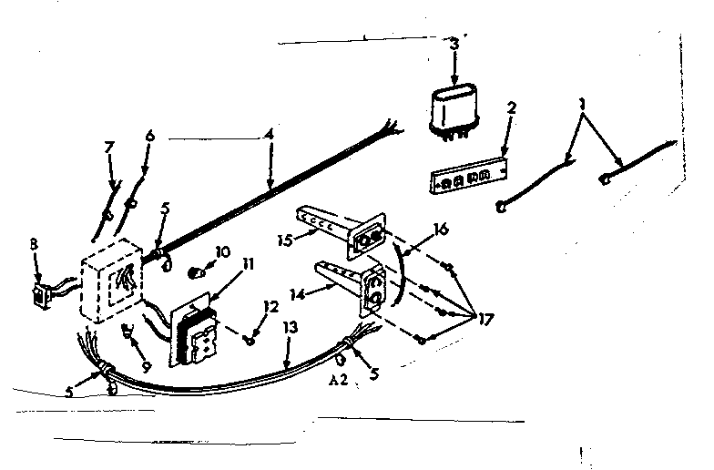 Kenmore 867761712 electrical diagram