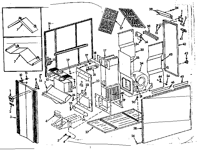 Kenmore 867761731 furnace assembly diagram