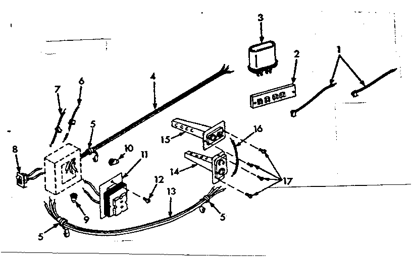 Kenmore 867761731 electrical diagram