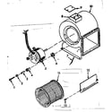Kenmore 867761751 h-q blower assembly diagram