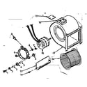 Kenmore 867763712 blower diagram
