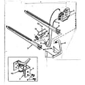 Kenmore 867765732 burner & manifold assembly diagram