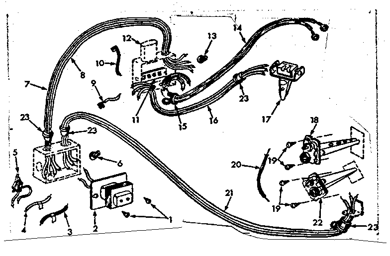 Kenmore 867765741 electrical diagram