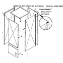 Kenmore 867769122 plenum assembly diagram