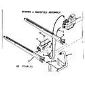Kenmore 867769141 burner & manifold assembly diagram