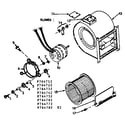 Kenmore 867764772 blower diagram