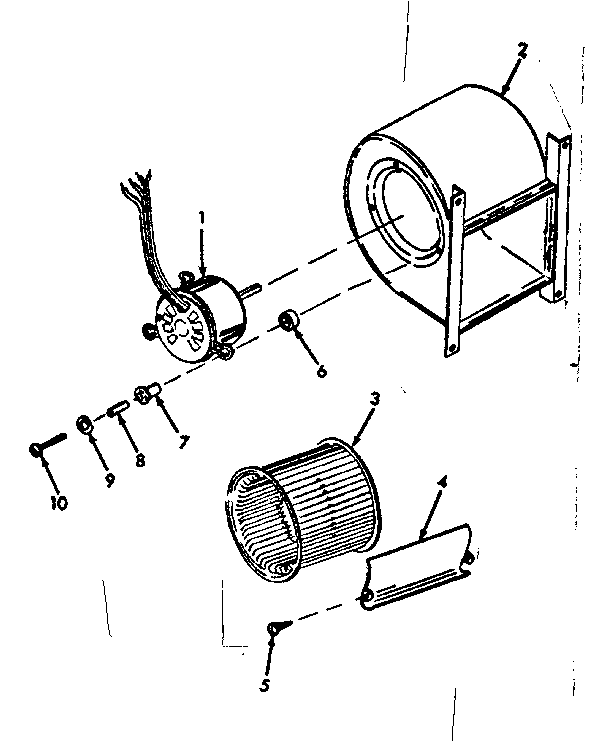 Kenmore 86776915 h-q blower assembly diagram