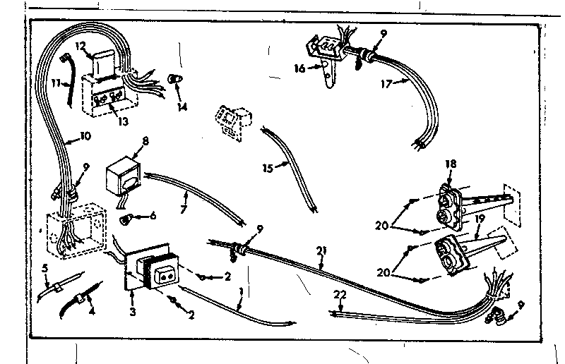 Kenmore 86776915 electrical diagram