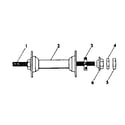 Sears 505458530 front hub diagram