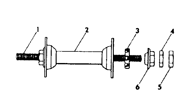 Lifestyler 505476920 front hub diagram