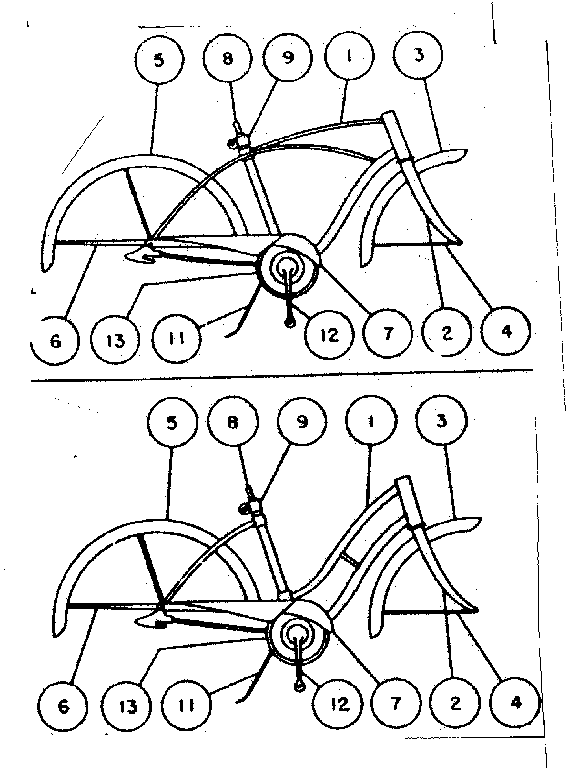Sears 50245160 frame assembly diagram