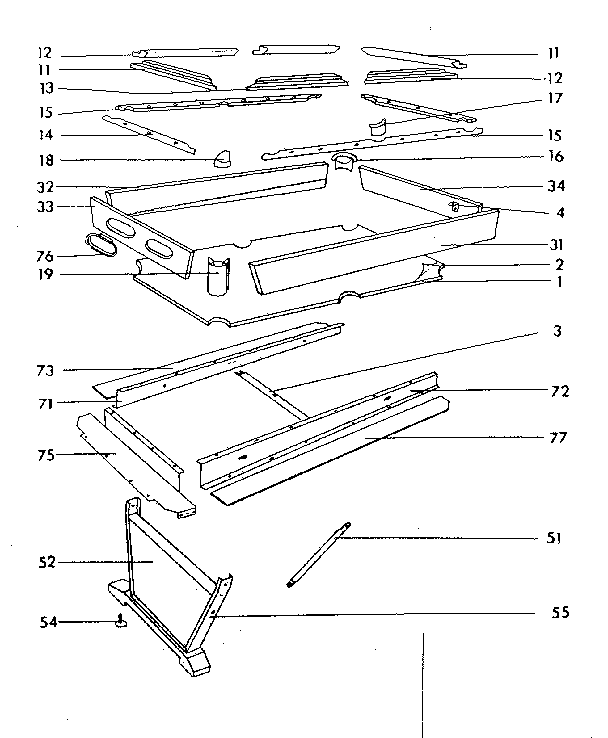 Sears 85425328 unit parts diagram