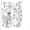 Kenmore 1106204300 machine sub-assembly diagram