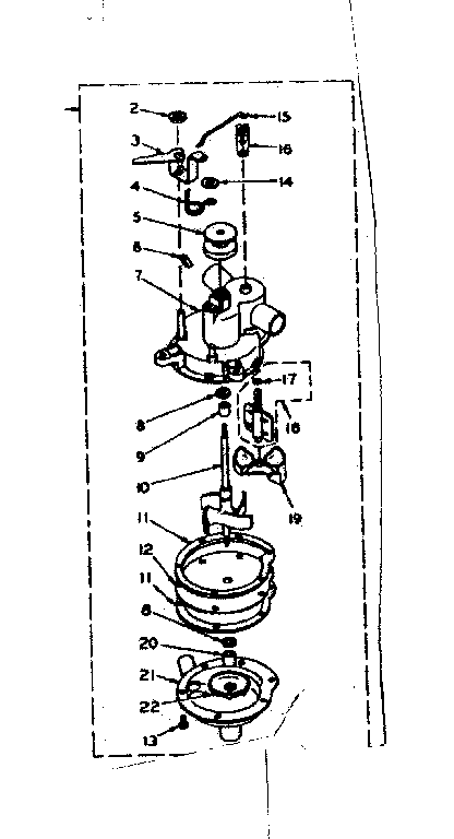Kenmore 1106204300 pump assembly diagram
