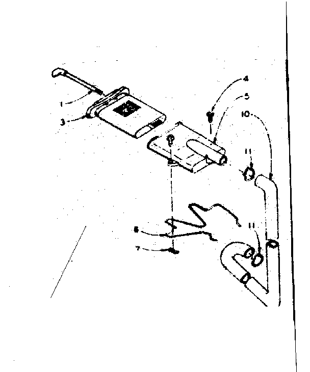 Kenmore 1106204300 filter assembly diagram