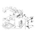 Kenmore 1106204351 top and console assembly diagram