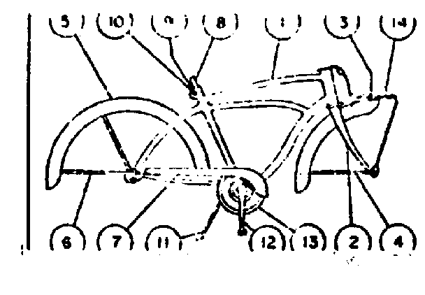 Sears 50247760 frame assembly diagram